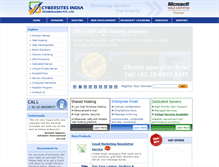 Tablet Screenshot of cybersitesindia.com